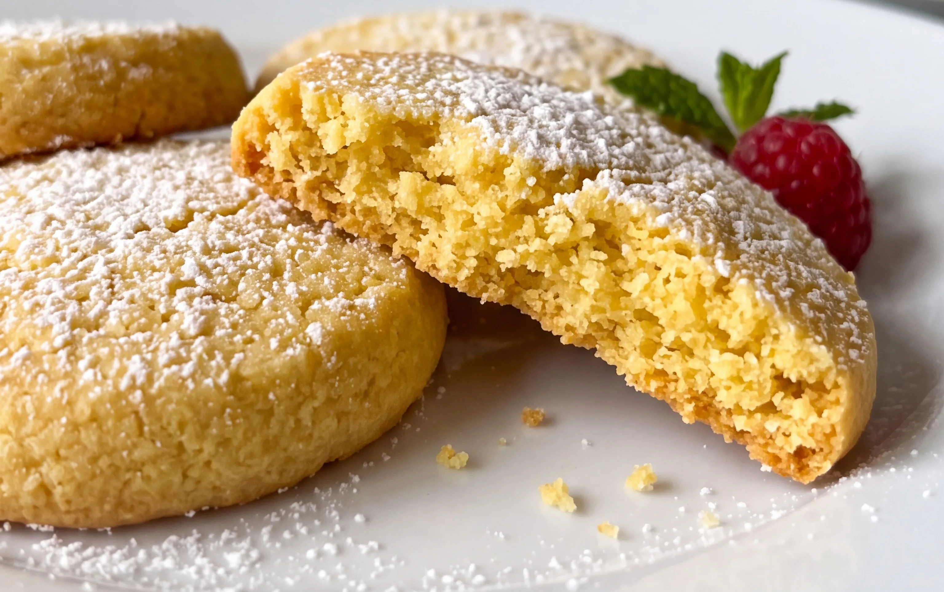 Sablés fondants à la poudre de flan