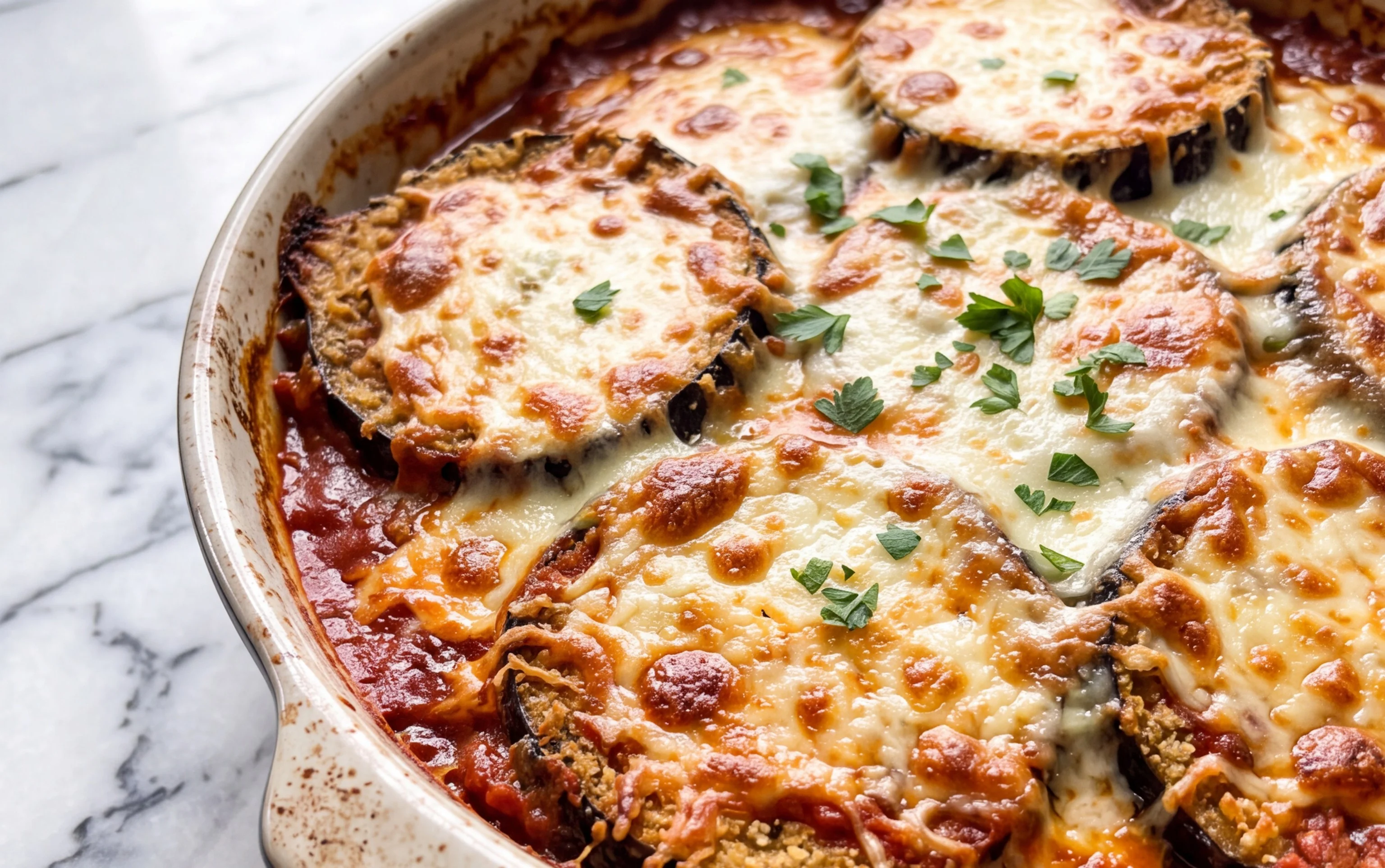 Aubergine Parmesan : Saveurs Italiennes Simples et Riches